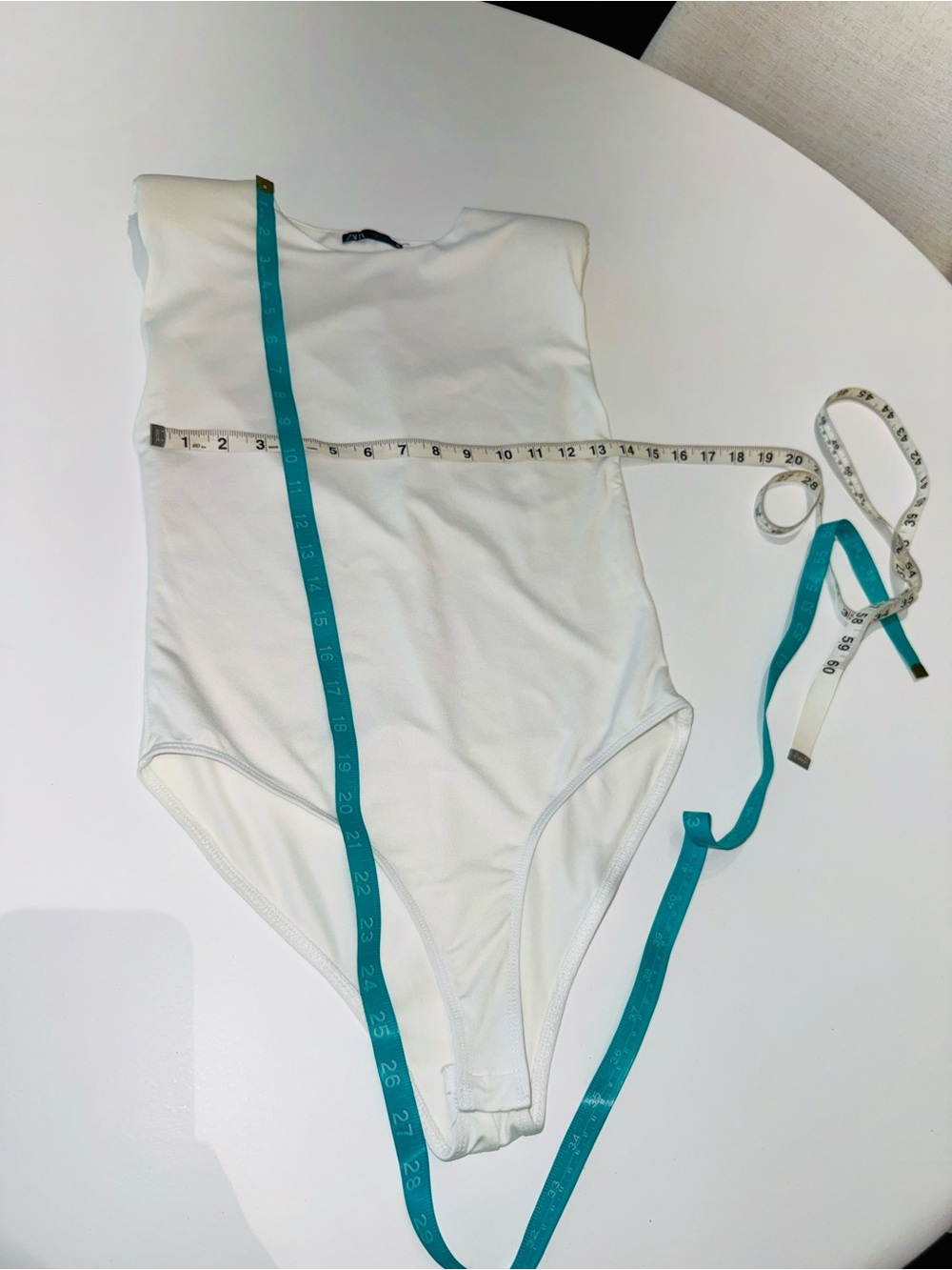 Zara Padded-Shoulder  Bodysuit - Picture 4 of 6